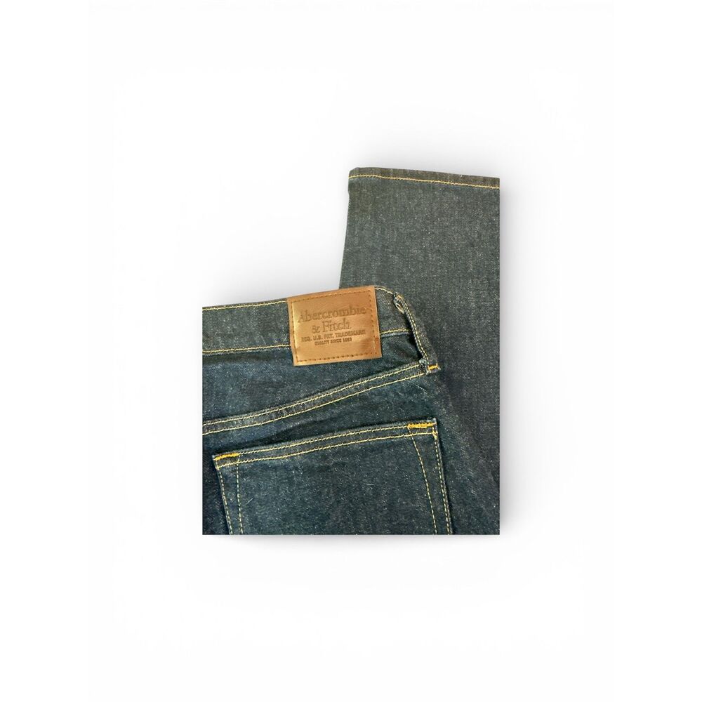 Abercrombie & Fitch Baggy Jean Dark Wash Relaxed Fit 32 x 32 - Picture 8 of 8